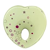 (Newox) ベビー枕 赤ちゃん枕 絶壁予防 向き癖防止枕 寝ハゲ対策 通気まくら 通気まくら 男女兼用 (グリーン)