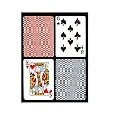 Copag Bridge Size Regular Index Playing Cards (Blue Red Export Setup) [並行輸入品]