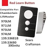 Craftsman ガレージドアオープナー 3ボタンリモートHBW1255 139.53681B 390MHz