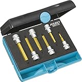 Hazet 8801 /6六角3 /8 " 6pieceスクリュードライバーソケットセット