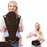 ベビーキャリア、腰、背中とヒップ、多機能通気性ベビーキャリアのすべての季節 (3 〜20Kg、0-36 ヶ月),Brown