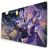 原神 げんしん アニメ マウスパッド プレイマット 大型 デスクマットおしゃれ キャラクター かわいい キーボード 防水 贈り物 75cmx40cm