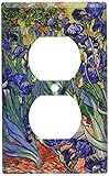 Art Plates - Van Gogh: Irises Switch Plate - Outlet Cover [並行輸入品]