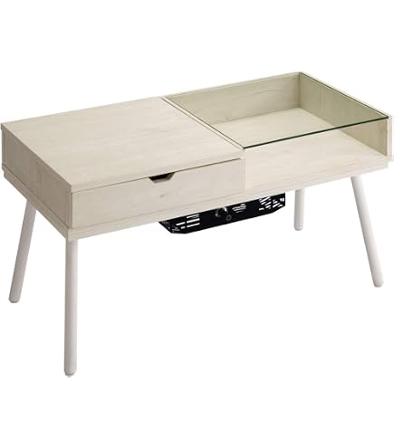 Amazon.co.jp : ロッジ風こたつ 110×65cm ALK アルク 長方形 テーブル