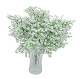 ZERONOWA かすみ草 造花 インテリアフラワー 花束 セット (5本)