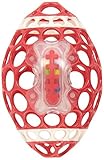 O'ball オーボール グラブ&ラトル・フットボール レッド (10347-01) by Kids II by Kids II Japan [並行輸入品]