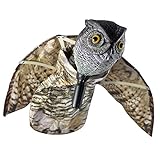 SEICOSY 防鳥防獣対策 防鳥かかしくん ミミズク・ムービングウィング