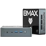 BMAX ミニPC 16GB DDR4 512GB SSD Intel N100 Linux(Ubuntu）win 11 mini PC 最大3.4GHz 4コア4スレッド 静音性 省電力 豊富なポート 4K 60Hz 3画面同時出力 Type-C 