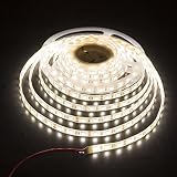 5M LEDフレキシブルライトストリップ、300ユニットSMD 3528 LED、24V DC、IP20 LEDリボン、DIYクリスマスホリデーホームキッチンカーバー3000K