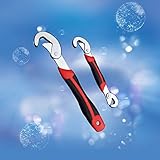 2ピースユニバーサルレンチ9?32ミリメートル多機能クイックスナップグリップレンチソケットヘッドモンキーレンチスパナ用ナットとボルト