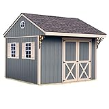 Best、納屋、Northwood 10 ' x 10 ' Wood Shedキット
