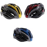 Perfk 超軽量　ヘルメット　快適　防風　防衝撃　自転車　　プロテクター　頭　怪我防止　人間工学　三色セット　　