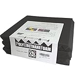 (ピコリコ) PicoRico 吸音 防音 ウレタンフォーム くさび型 スポンジ Light 30cm × 30cm × 2.5cm 6枚 セット (黒)