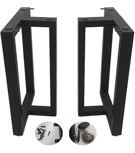 Amazon.co.jp: 一枚板用脚 2本セット アイアン脚 テーブル用