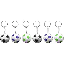 ❌サッカー好き- ̗̀ ෆ( ˶'ᵕ'˶)ෆ ̖́-新品キーホルダー直径約4 plusnao キーホルダー キーリング サッカーボール サッカー タグ