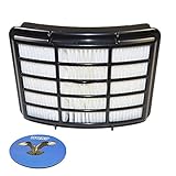 HQRP HEPA Filter for Shark Navigator Lift-Away Deluxe UV490CCO Upright Vacuum Cleaner, XHF350 Replac