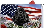 Cocker Spanielブラック – Best of Breed愛国I Dog Breedメールボックスカバー