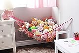 Miyayaおもちゃストレージハンモック、Organizer for Stuffed Animals、玩具、人形and Otherコレクション( 50 x 35 x 35インチ、ピンク