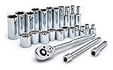Crescent CSWS8 3/8-Inch Drive Socket Wrench Set, 25-Piece [並行輸入品]
