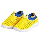 HONEYBLOSSOM ベビー & キッズ カラフル メッシュ シューズ 水陸両用 通気 靴 m043 yellow 24