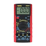 ハンドヘルドデジタルマルチメーター、自動範囲AC/DC電圧電流抵抗キャパシタンスメーター絶縁抵抗計電流計