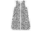Just Born Microfleece Wear-a-Blanket Black/White Zebra 0-6 Months Small [並行輸入品]
