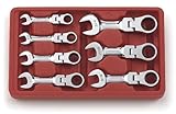 GearWrench 9570 7ピースSAE Stubby Ratcheting組み合わせflex-headレンチby GearWrench