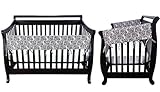 CribWrap Crib Wrap 3PC Rail Cover Set By Trend Lab - 1- 51 Front Rail Cover & 2- 27 Side Rail Covers