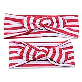 Tonsee 親子 ヘッドバンド かわいい ちょう結び ストレッチ 髪飾り 人気 ヘアバンド ヘッドスカーフ