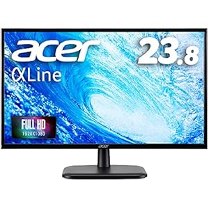 Acer モニター EK240YCbi 23.8インチ VA 非光沢 フルHD 5ms(GTG)75Hz HDMI AMD FreeSync 広い視野角178° フリッカーレス ブルーライト軽減