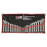 GRIP 89358 MM/SAE Combination Wrench Set Chrome 24-Piece [並行輸入品]