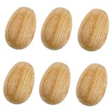 dovewill木製Egg Shaker砂ハンマーHand Percussion for Kids楽器教育玩具クリスマスギフトパックof 6