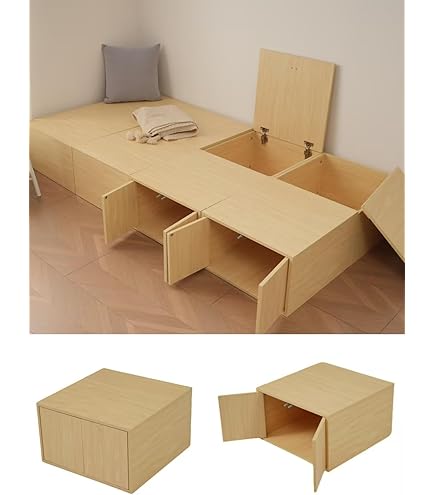 Amazon｜収納ベッド ユニット 収納ボックス 小上がり ユニットベッド