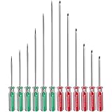 volflashy ドライバー 多目的 ハンド クロス ストレート 絶縁 電動工具 修復ツール 12個/セット 100〜300mm