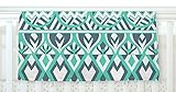 KESS InHouse Pom Graphic Design Tribal Simplicity Teal Fleece Baby Blanket 40 x 30 [並行輸入品]