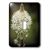 Boehm Photographyフラワー – Bear Grass Xerophyllum Tenax – 照明スイッチカバー – シングルトグルスイッチ( LSP _ 244363 _ 1 )