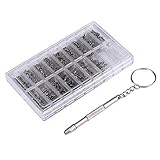 チェリーjuilt 1000pcs Eyeglass修復ネジステンレススチールWatch Tinyネジ