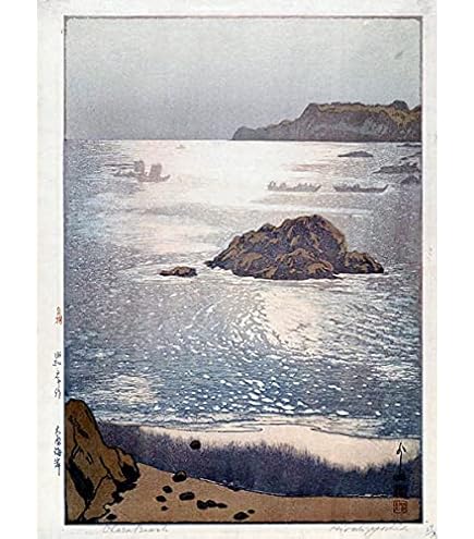 吉田博、雨後の八ヶ岳（駒ヶ岳岩室より）、希少な額装用画集より、新品高級額装付 吉田博、雨後の八ヶ岳（駒ヶ岳岩室より）、希少な額装用画集より