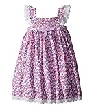 [ユーエス エンジェルス] Us Angels Cotton Poplin & Eyelet Empire Smock Bodice Dress (Toddler/Little Kids) ドレス L