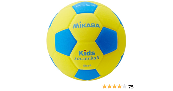 Amazon ミカサ Mikasa ジュニア サッカーボール スマイルサッカー 軽量4号 キッズ用 180g Sf4 Ybl ミカサ サッカーボール