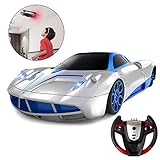 SHARKOOL ラジコンカー 車のおもちゃ 壁を走る車 無線操作 こども向け 電動 RCカー 室内 壁・天井・床 激走カー LED搭載 360度回転 男の子 子供のおもちゃ 贈り物