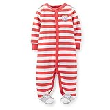 Carter's （カーターズ） :: ロンパース カバーオール 長袖 足つき 男の子 綿100% :: Cotton Snap-Up Sleep & Play :: NB (50-55cm) :: 