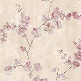 Brewster 347 – 20100 Chapmanピンク桜Trail壁紙、 347-20100 1