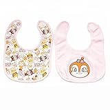 BANDAI アンパンマン ステイ よだれかけ 防水 ベビー 赤ちゃん 食事 (スタイ　ピンク)