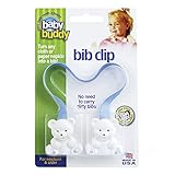 Baby Buddy ベビー バディ 白熊 マルチ　ビブ クリップ ダブル おしゃぶりホルダー ダブル ブルー