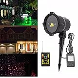 KING DO WAY 　AC100-240V 防水IP67 　ガーデンライト　　リモコン付き　　プロジェクション機能ライト　防水　LED 機能ライト　取り外し簡単　（ホリデー照明ライト、クリスマスラ