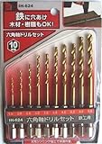 iHelp(アイヘルプ) 六角軸チタンドリル 10本組 IH-624
