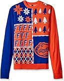 KLEW NCAA Busyブロックセーター 3L ブルー