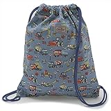 (キャスキッドソン) Cath Kidston リュックサック Drawstring bag Construction Site ブルー 695152[並行輸入品]