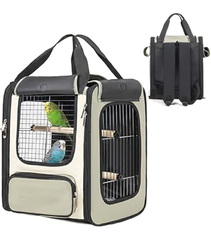 Amazon | IYOIYA 鳥かご リュック インコ キャリーバッグ 持ち運び